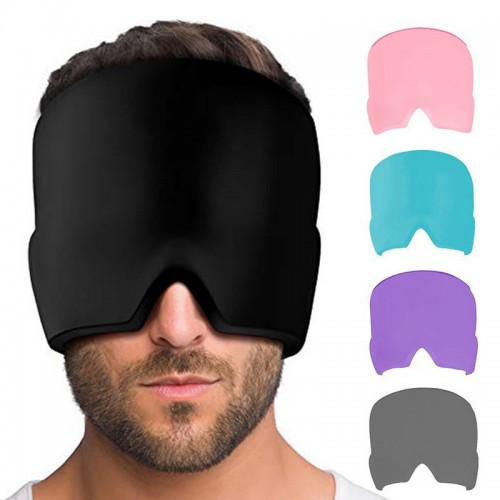 Antifaz compresa de gel máscara facial terapia de frío para la cabeza, venta por mayoreo GS-311
