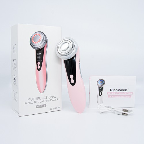 Instrumento de belleza masajeador con luz de iones EMS para el cuidado de la piel GS-36