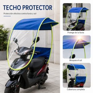 Cubierta para motocicleta con ventana transparente por mayoreo