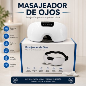 Masajeador Inteligente de Ojos Recargable por Mayoreo HC-409