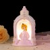 Lámpara LED princesa decorativa para niña – Luz nocturna con figura de princesa y base tipo castillo – Ideal para dormitorio infantil, regalo o decoración mágica Venta al por mayor  HC0904
