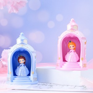 Lámpara LED princesa decorativa para niña – Luz nocturna con figura de princesa y base tipo castillo – Ideal para dormitorio infantil, regalo o decoración mágica Venta al por mayor  HC0904