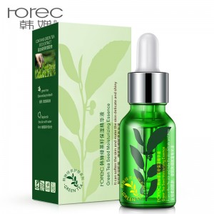 suero facial té verde con extracto de arroz, hidratante y nutritivo, cuidado natural de la piel, venta por mayoreo HC57515