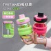 Vaso portátil de 600ml con diseño moderno y práctico. Incluye dos boquillas intercambiables para bebidas. Venta por mayoreo