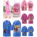Impermeable para niños con diseños de personajes con compartimento trasero para proteger la mochila de la lluvia. Venta por mayoreo HT-1005
