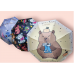 Paraguas plegable de bolsillo con diseños surtidos de personajes. Ideal para niños, venta por mayoreo HT-1009