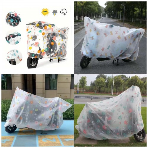 Funda impermeable transparente para moto y bicicleta a prueba de lluvia y polvo, impermeable y resistente a la suciedad venta al por mayor HT-1010