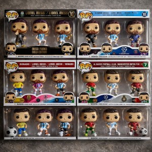 Set de Figuras Coleccionables Futbolistas Estilo Funko por Mayoreo HT-1309