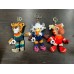 Llavero Peluches de Mascotas Futboleras con Balón por Mayoreo HT-1332