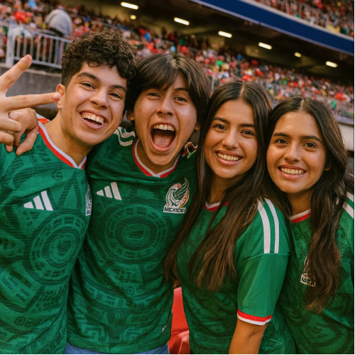 Jersey de la Selección Mexicana calidad premium con diseño holográfico y código QR. Incluye bolsa con marca. Disponible en tallas chica, mediana, grande, XL, 2XL y 3XL. Ideal para aficionados y coleccionistas Mundial 2026. Venta por mayoreo Jersey de la Selección Mexicana calidad premium con diseño holográfico y código QR. Incluye bolsa con marca. Disponible en tallas chica, mediana, grande, XL, 2XL y 3XL. Ideal para aficionados y coleccionistas Mundial 2026. Venta por mayoreo