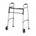 Andadera plegable con ruedas delanteras, ligera, resistente y ajustable. Ideal para adultos mayores o personas en rehabilitación, brinda apoyo y seguridad al caminar. Venta por mayoreo 