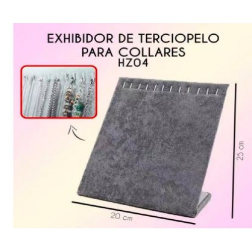 Exhibidor de terciopelo para Collar HZ04