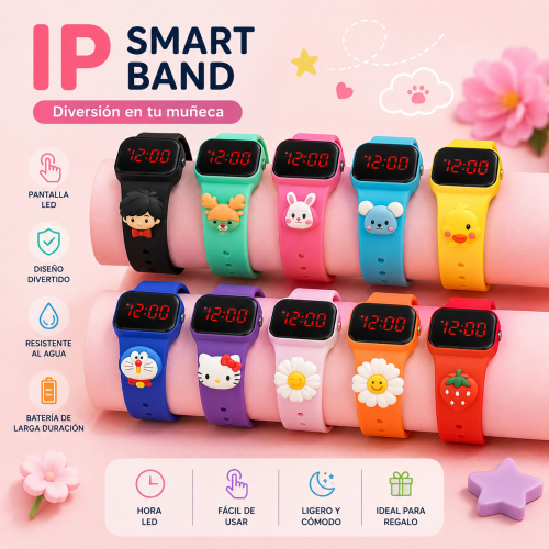 Reloj Infantil DZB-2360 con Figuras