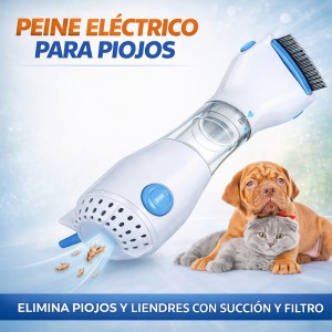 Peine Eléctrico Removedor de Piojos para Mascotas por Mayoreo J01