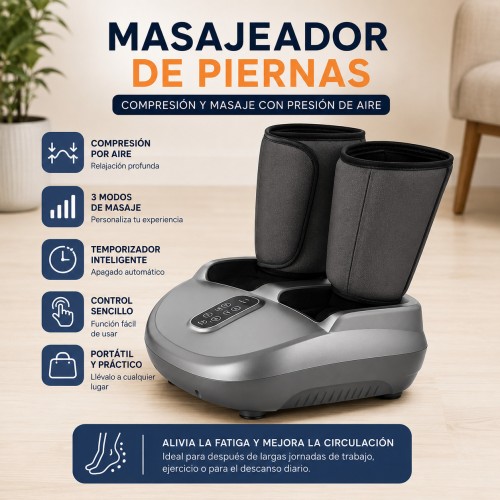 Masajeador de Piernas con Compresión de Aire por Mayoreo