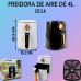 Freidora de aire del hogar 4L, estándar de 110V 28.8*25.2*25.2cm,Mayoreo JD14