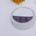 Espejo de tocador con luz LED y base organizadora, portátil y ajustable para maquillaje, venta al por mayor JG988
