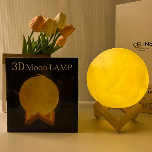 Humidificador con diseño de lámpara luna LED, ideal para aromaterapia, relajación y decoración de recámara u oficina. Venta por mayoreo PM-612