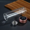 Termo infusor de vidrio con tapa inteligente LED de temperatura,  Por Mayoreo JJYP108