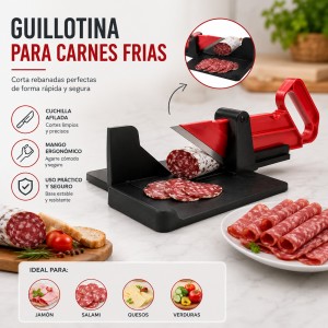 Guillotina para carnes frías y verduras por mayoreo