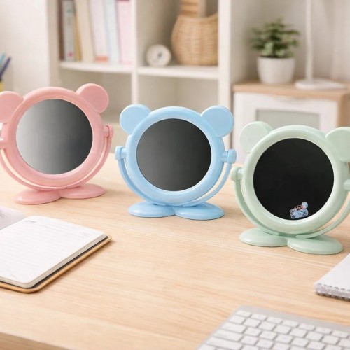 Espejo para tocador con orejas de Oso, colores variados. Venta al por mayor JJYP214 Espejo para tocador con orejas de Oso, colores variados. Venta al por mayor JJYP214