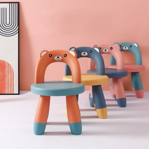 Silla de Oso infantil de plástico para niños 45*29*29cm JJYP423