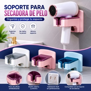 Soporte de pared para secadora de pelo por mayoreo