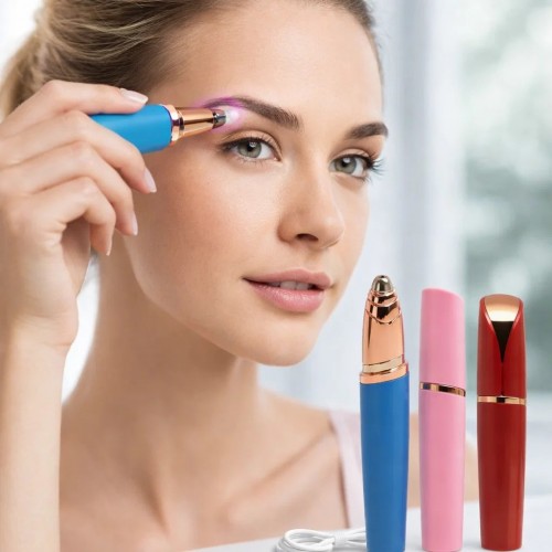 Recortador de cejas eléctrico depilador portátil multifuncional, recargable USB. Venta al por mayor JJYP59