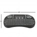 Mini teclado inalámbrico multifunción con touchpad integrado y retroiluminación. Compatible con Smart TV, TV Box, PC, consolas y dispositivos Android. venta por mayoreo