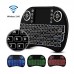 Mini teclado inalámbrico multifunción con touchpad integrado y retroiluminación. Compatible con Smart TV, TV Box, PC, consolas y dispositivos Android. venta por mayoreo