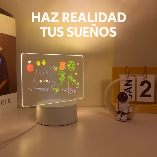 Lámpara LED acrílica para dibujar con luz, pizarra luminosa creativa para niños y decoración, tablero iluminado con base USB y plumones fluorescentes Venta al por mayor JS-08 Lámpara LED acrílica para dibujar con luz, pizarra luminosa creativa para niños y decoración, tablero iluminado con base USB y plumones fluorescentes Venta al por mayor JS-08
