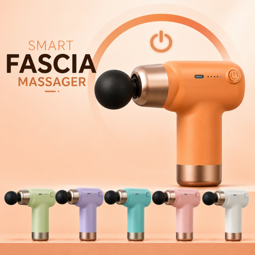 Pistola de masaje compacta y recargable. Colores variados. Ideal para relajación muscular en cuello, espalda, brazos y piernas. Venta por mayoreo