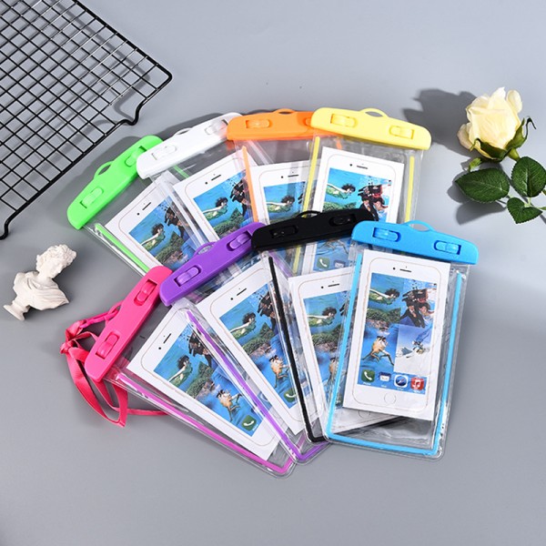 Funda impermeable universal con sellado hermético y cierre de doble seguridad. Protege tu celular contra agua, arena y polvo venta al por mayor CL-3011-FUNDA