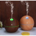 Difusor de aromas ultrasónico con luz LED imitación de madera – Humidificador silencioso portátil para hogar, oficina y aromaterapia 130ml. Por Mayoreo JSQ137 