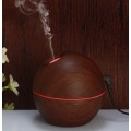 Difusor de aromas ultrasónico con luz LED imitación de madera – Humidificador silencioso portátil para hogar, oficina y aromaterapia 130ml. Por Mayoreo JSQ137 