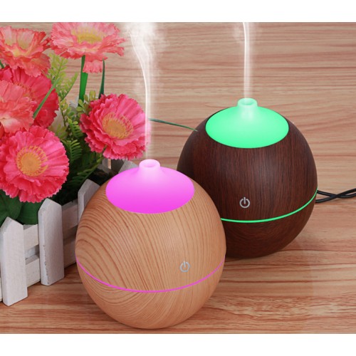 Humidificador de madera, carga USB JSQ139 130 ml