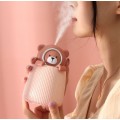 Humidificador ultrasónico portátil con diseño de oso y difusor de aromas. Por Mayoreo SQ442