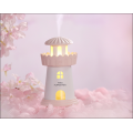 Humidificador faro con luz LED cálida – Difusor decorativo USB con diseño creativo- Por Mayoreo JSQ65