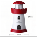 Humidificador faro con luz LED cálida – Difusor decorativo USB con diseño creativo- Por Mayoreo JSQ65