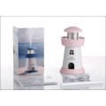 Humidificador faro con luz LED cálida – Difusor decorativo USB con diseño creativo- Por Mayoreo JSQ65
