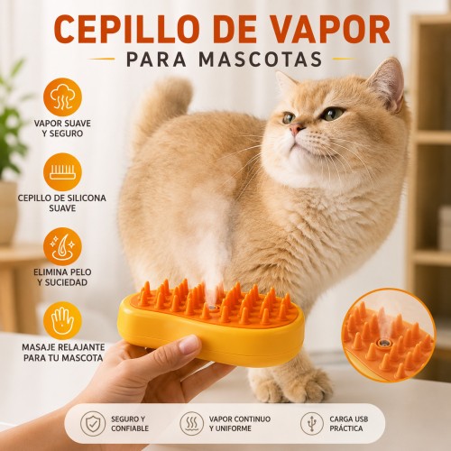 Cepillo de Vapor para Mascotas por Mayoreo