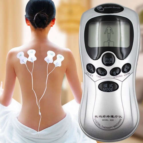 Mini masajeador multifunción portátil con pantalla y pulso electrónico dispositivo de fisioterapia al por mayor JY-5029