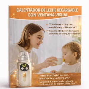 Calentador de Leche Recargable con Ventana Visual 360° Venta por Mayoreo JY-6926