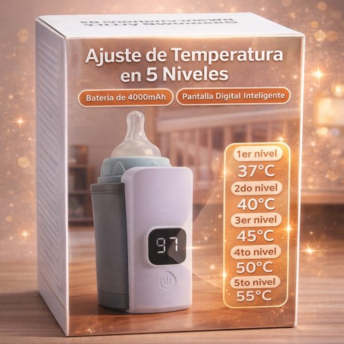 Calentador Portátil de Biberón con Ajuste de Temperatura 5 Niveles Venta por Mayoreo JY-7080