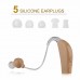 Audífonos auriculares amplificador de sonidos con gancho para la oreja recargable al por mayor JZ-1088