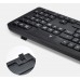 Juego de teclado y mouse multimedia inalámbrico universal HK6800