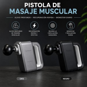 Pistola de Masaje Muscular Portátil por Mayoreo