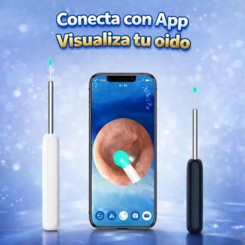 Otoscopio Digital con Cámara y App para Celular por Mayoreo KS-1