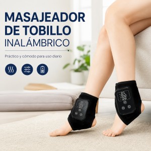 Masajeador de tobillo inalámbrico con vibración y diseño portátil para relajación diaria. Venta por mayoreo
