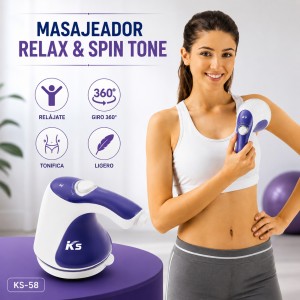 Masajeador Relax & Spin Tone Portátil por Mayoreo